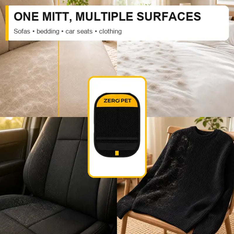 Upgraded Reusable Pet Hair Remover Mitt for Couches, Furniture, Carpets & Car Seats #Summervibes